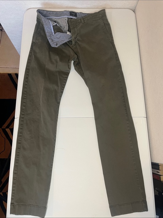J. Crew Other - J. Crew slim 484 Olive Green Chino Pants